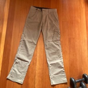 PraNa cargo pants, khaki, men’s XS/32